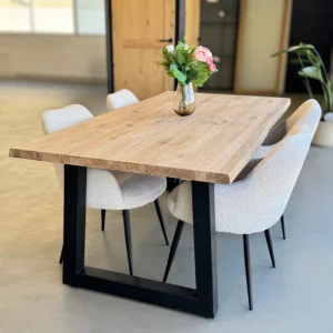 Eiken tafelbladen boomstam – Massief eiken – 40 mm