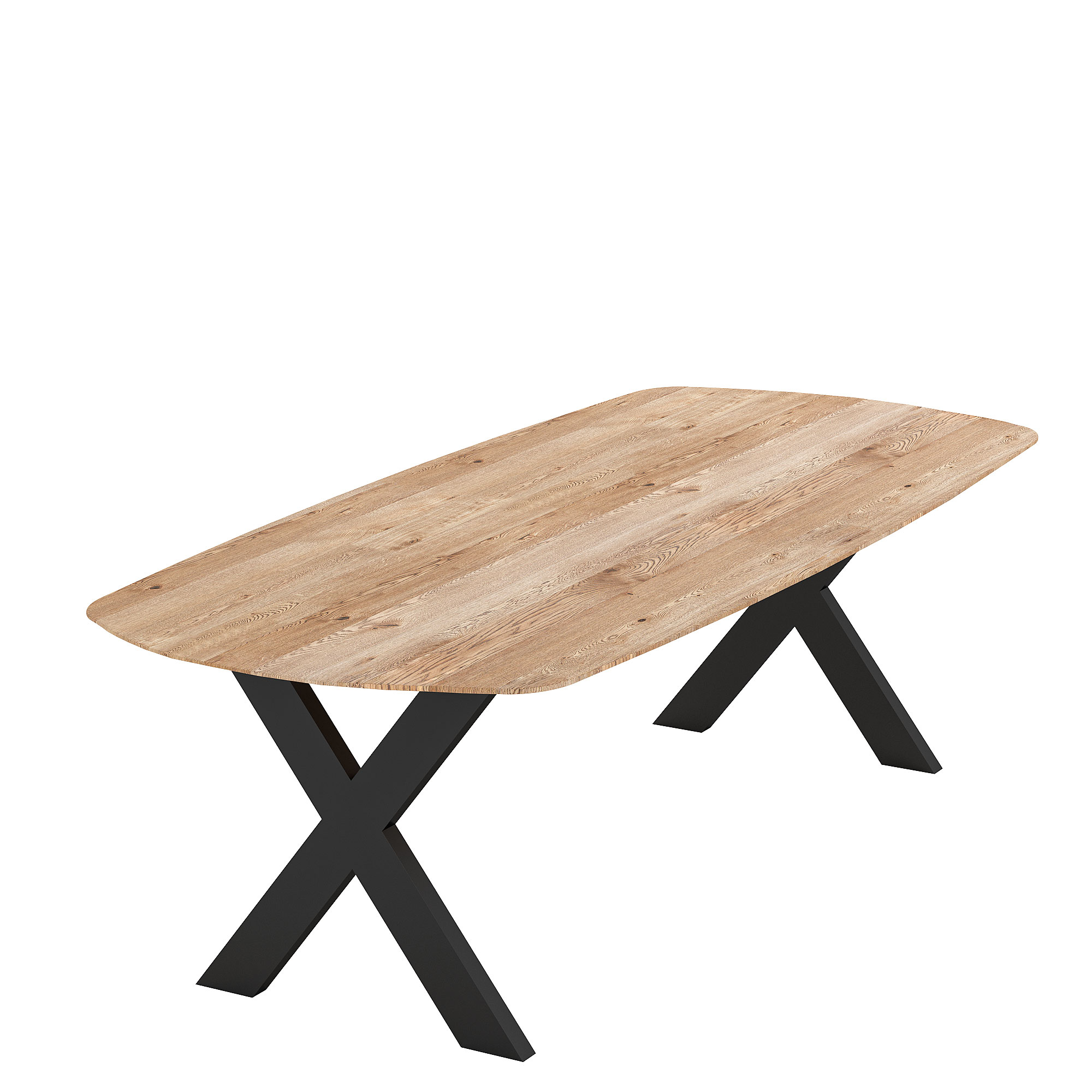 Eiken tafel deens ovaal