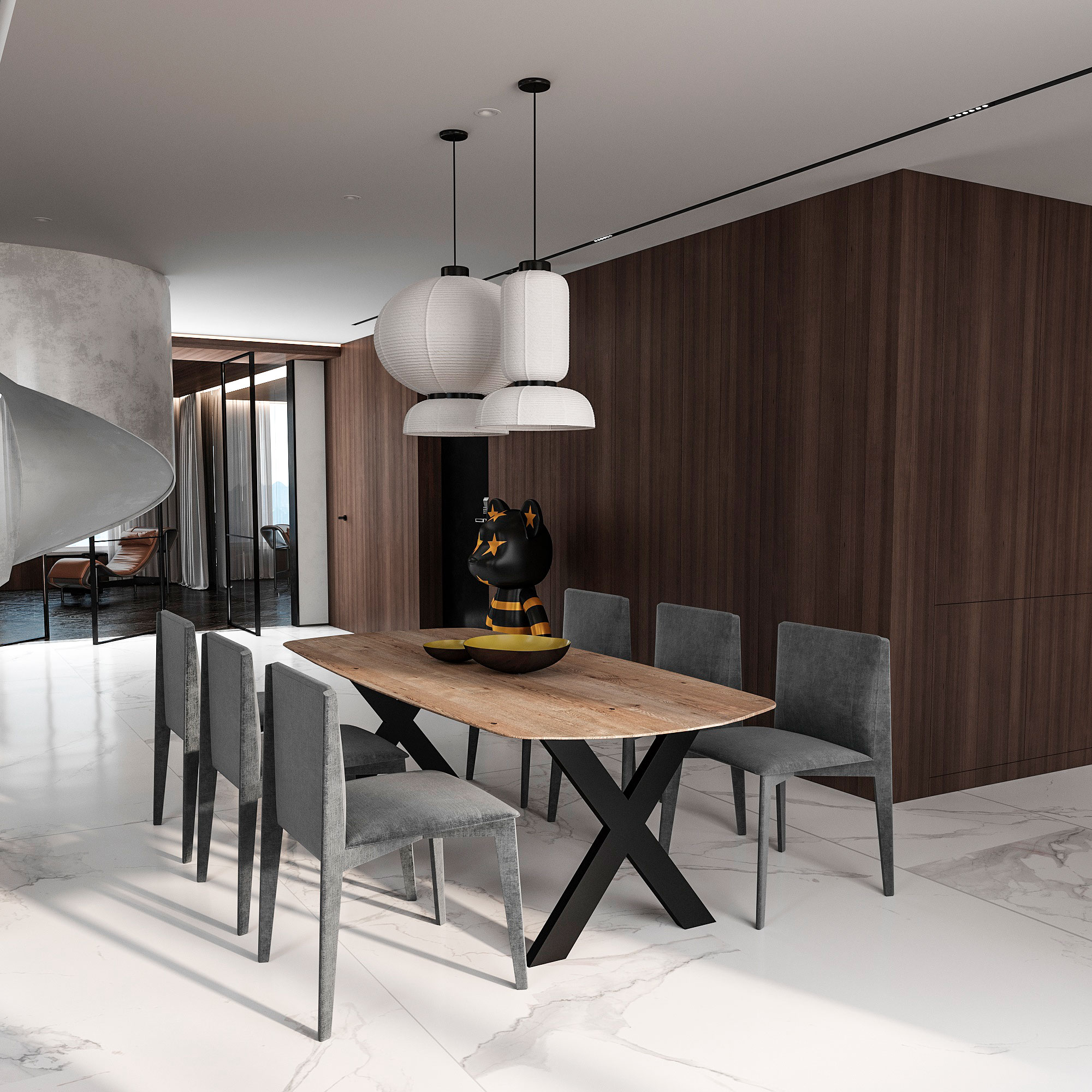 Eiken tafel deens ovaal