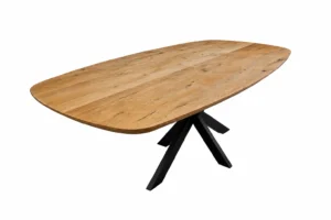 Eiken tafel Deens ovaal