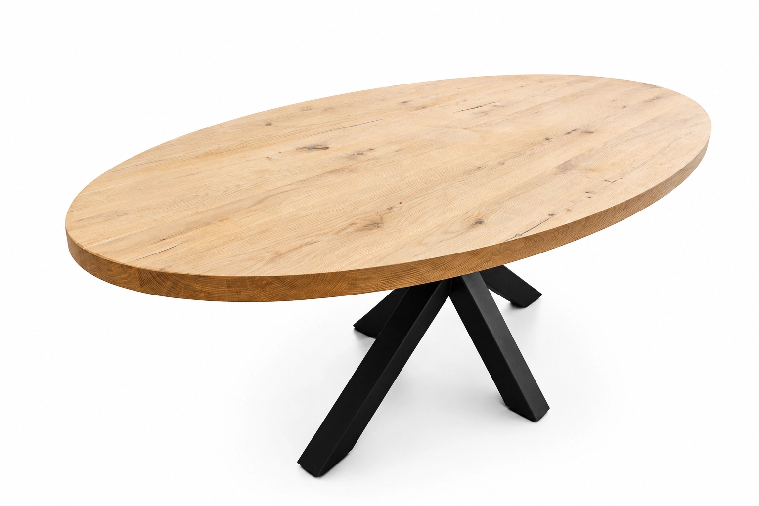 Tafelblad eiken ovaal