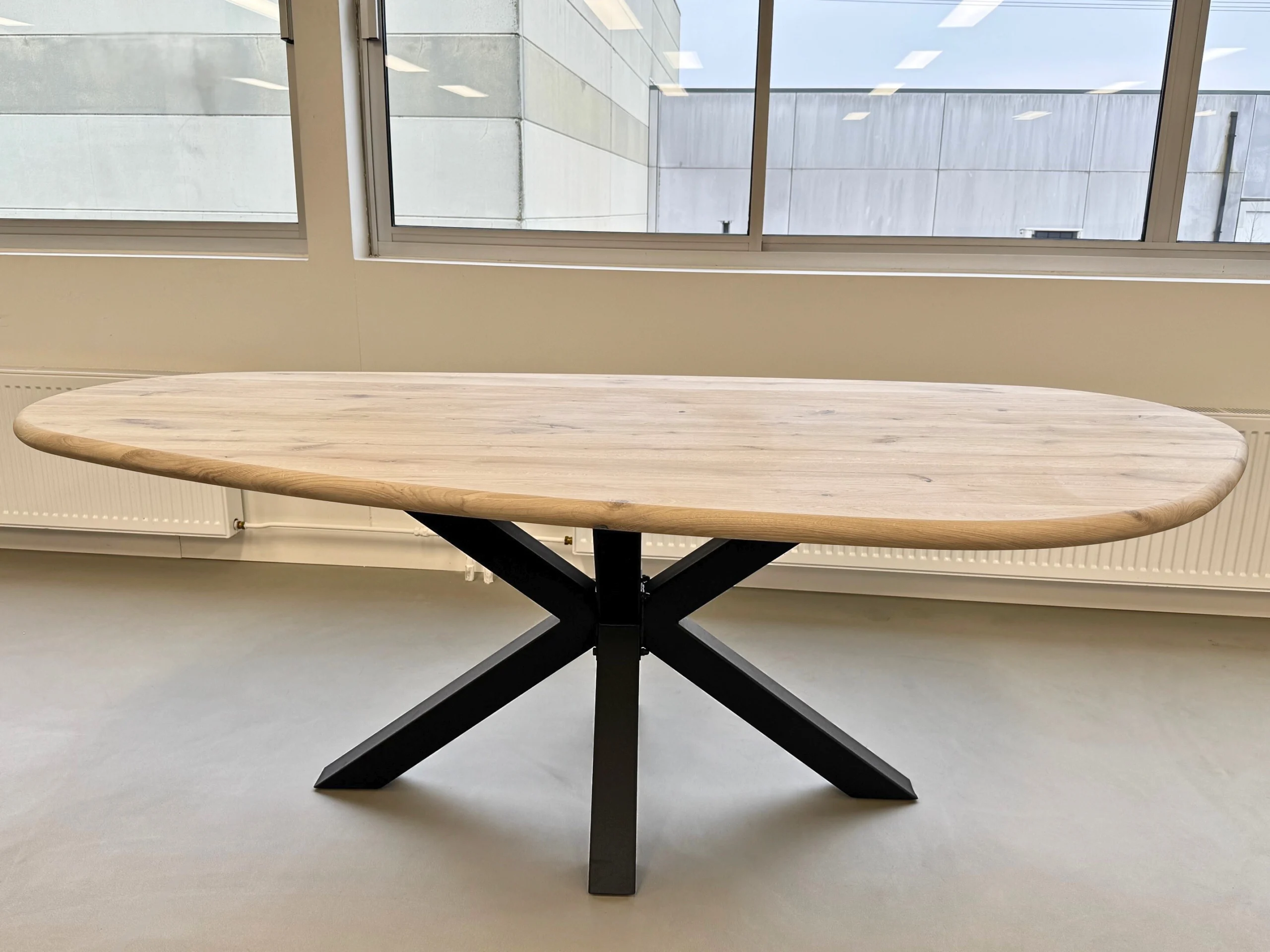 Tafelblad organisch (druppelvorm) – Massief eiken – 40 mm - Afbeelding 3