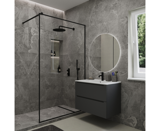 Badkamer onderkast - Dion - Antraciet - Afbeelding 4