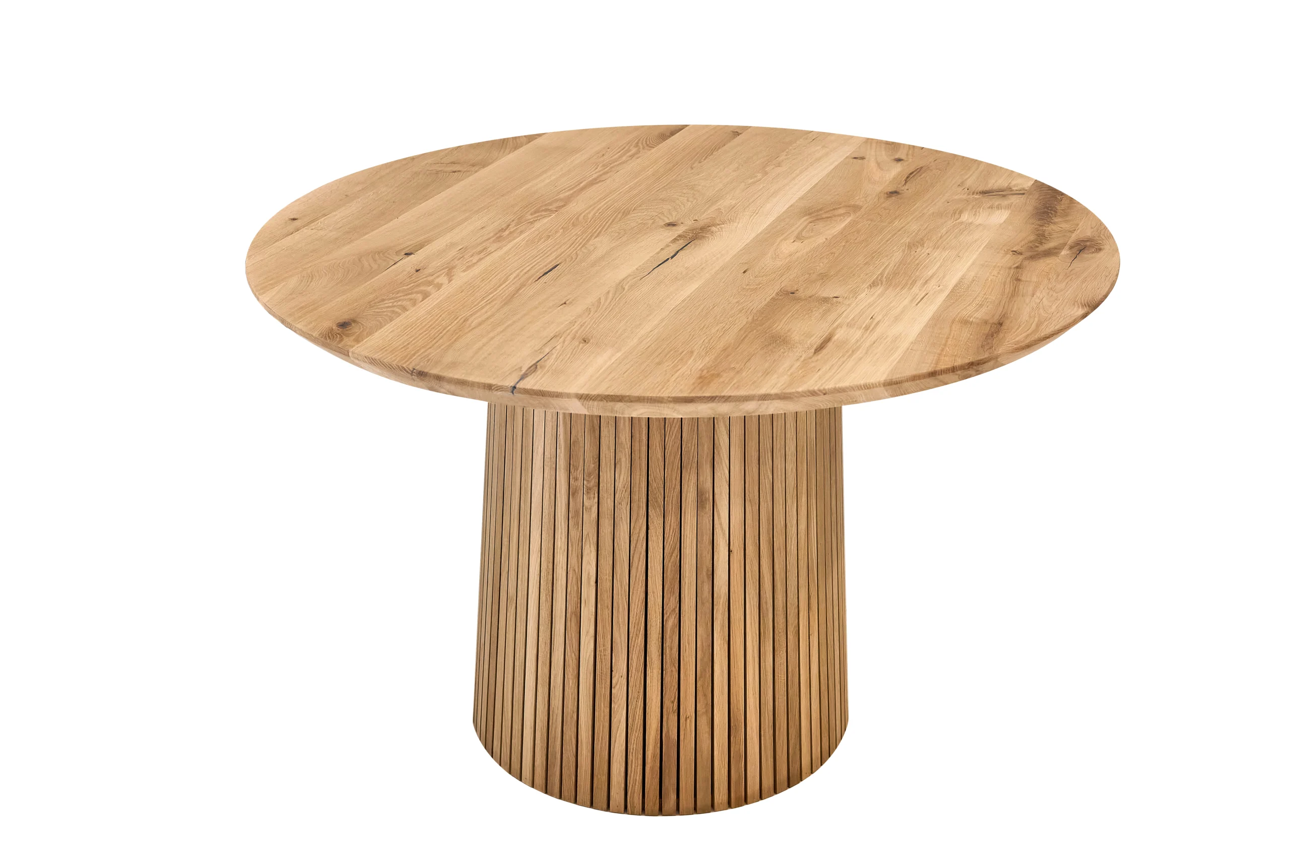 Eiken tafelbladen Rond Facet