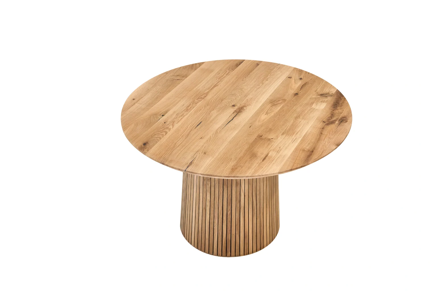 Eiken tafelbladen Rond Facet