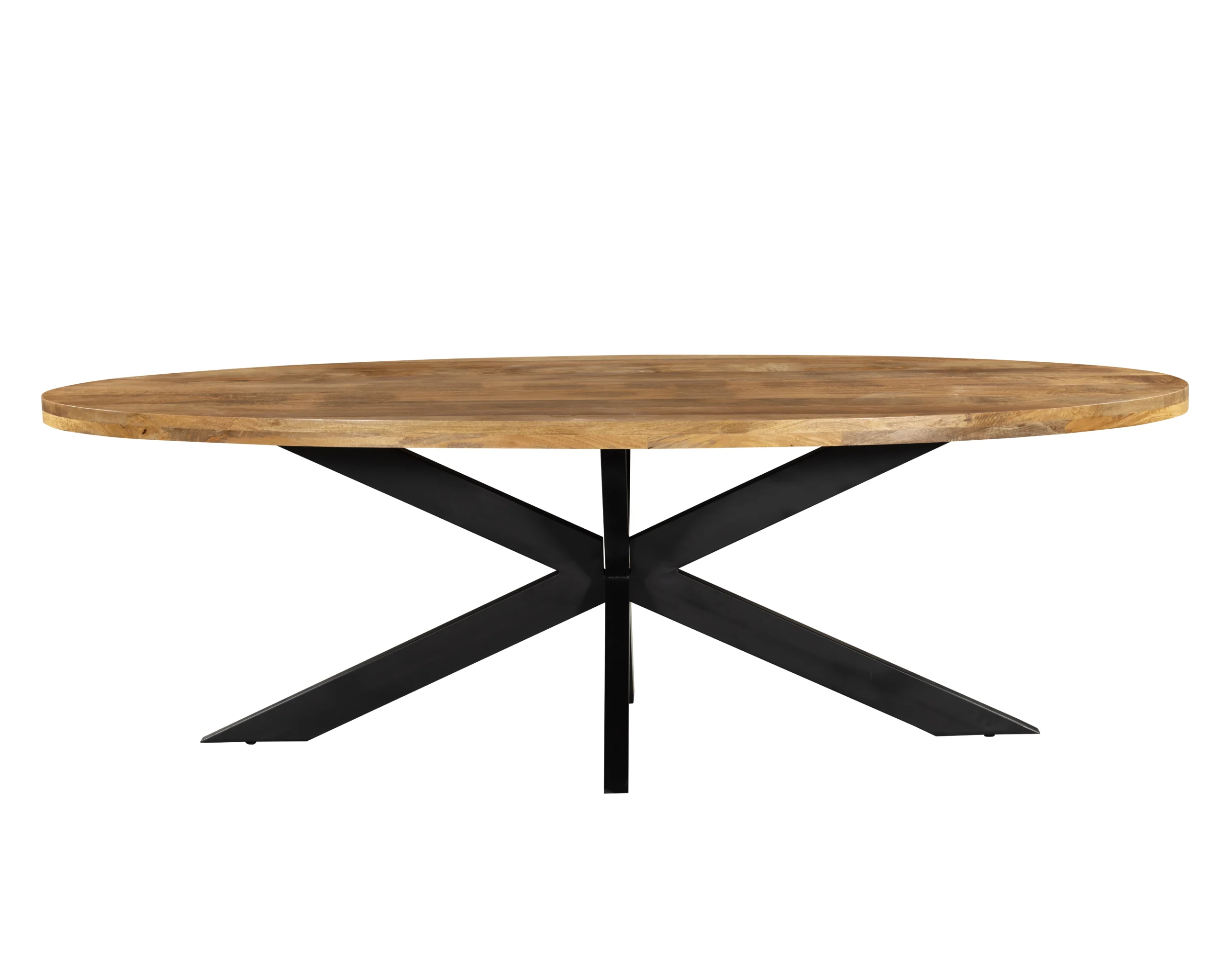 Ovale mango eettafel