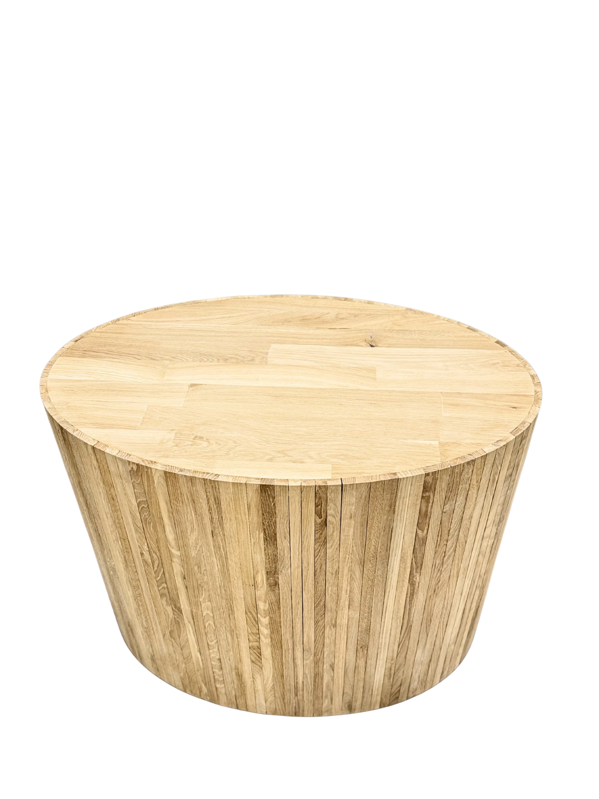 Houten onderstel – Cone/Kegel – Massief eiken – Ovaal - Afbeelding 3