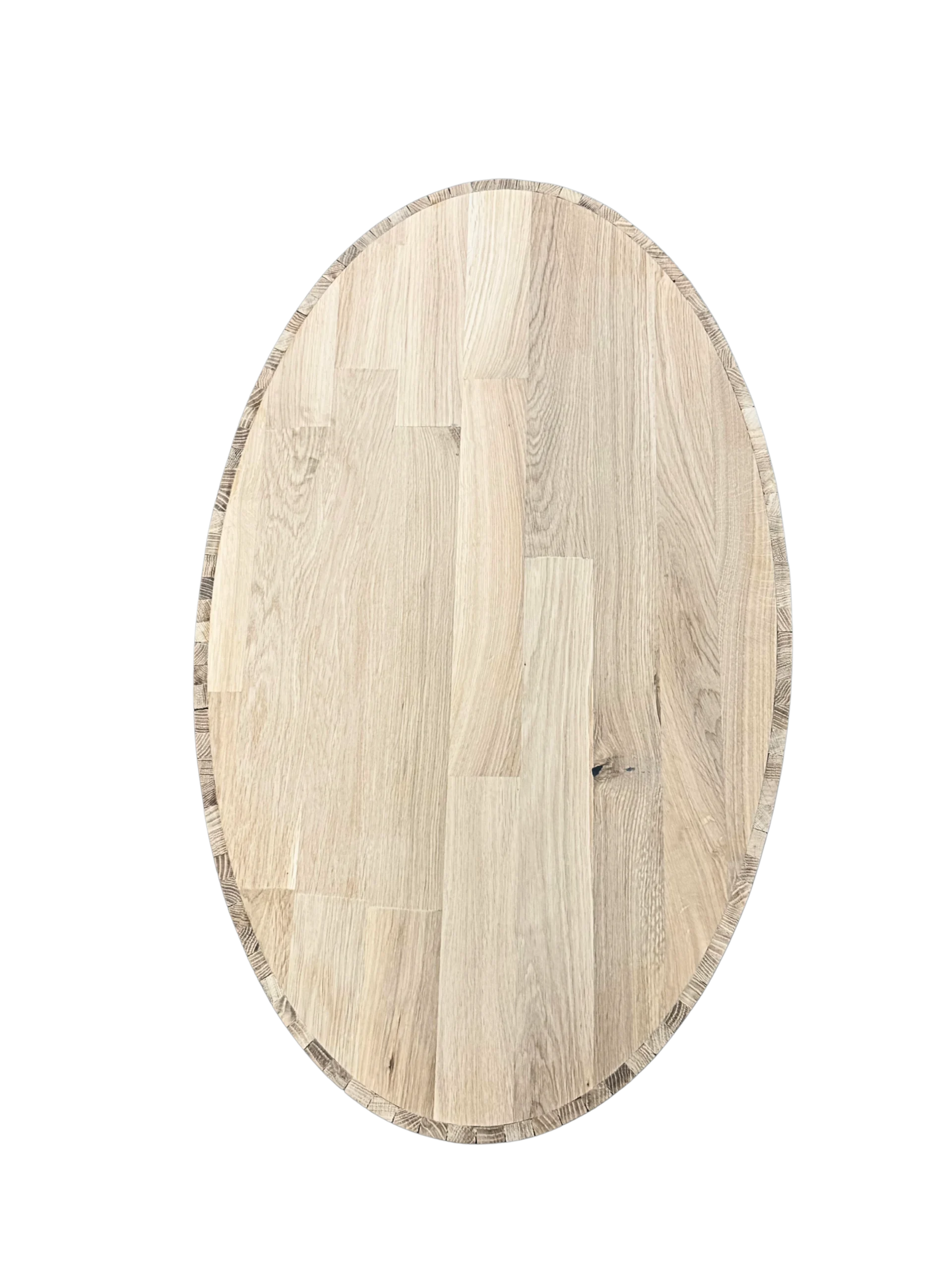 Houten onderstel – Cone/Kegel – Massief eiken – Ovaal - Afbeelding 5