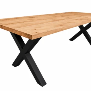 Eiken tafel recht