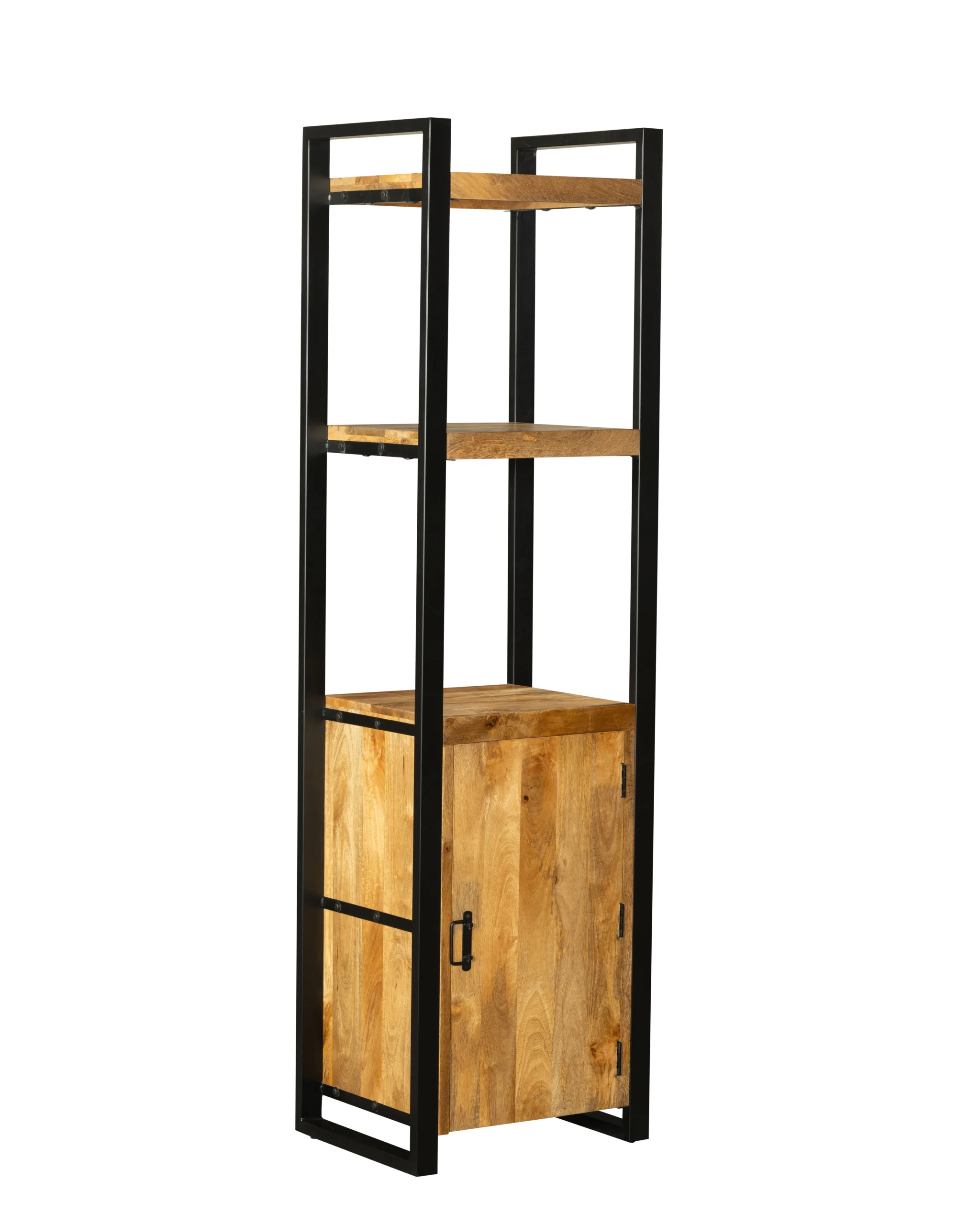 Boekenkast - Mango – Industrieel – 55×45×200 cm – Met 1 deur - Afbeelding 4