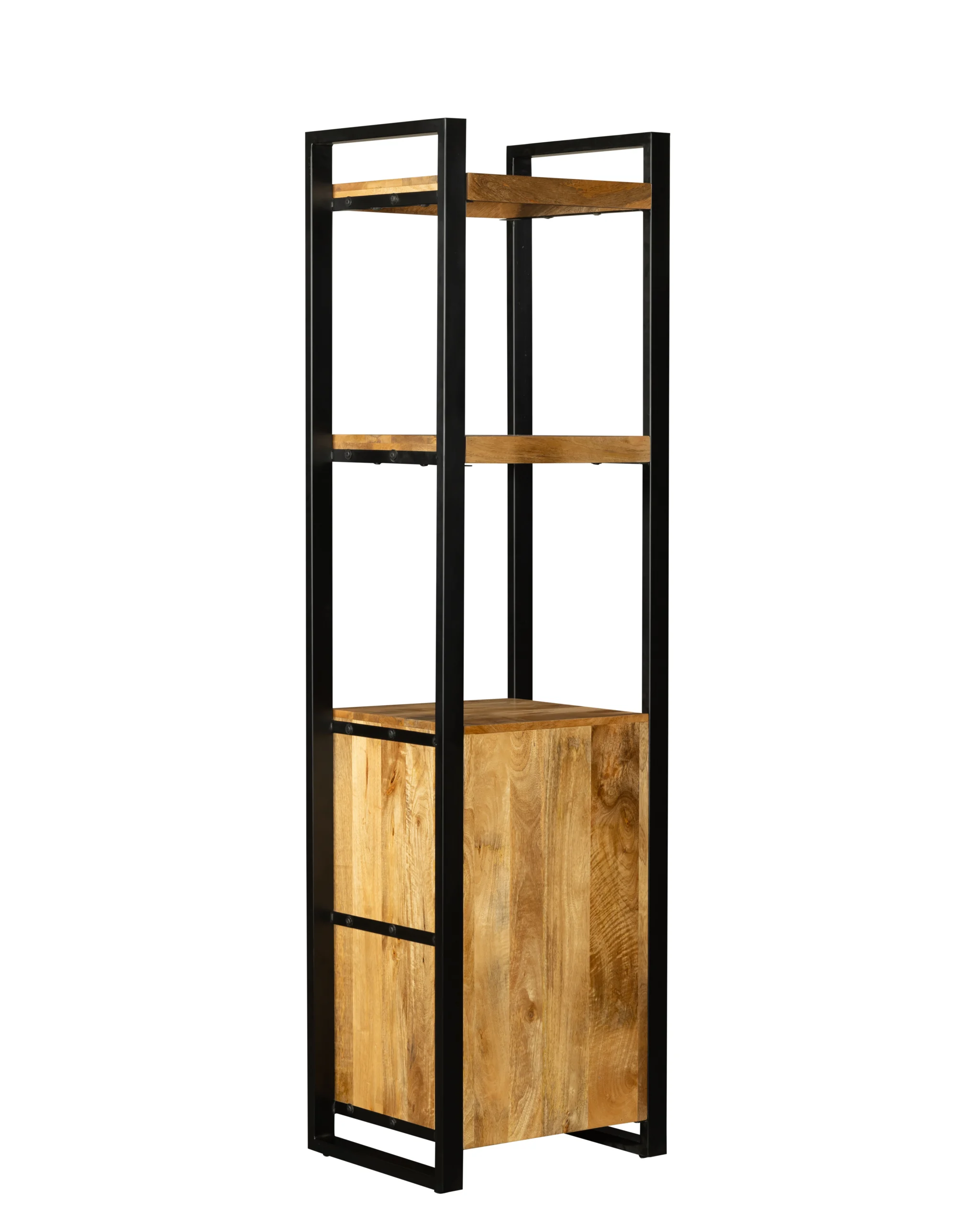 Boekenkast - Mango – Industrieel – 55×45×200 cm – 1 lade & deur - Afbeelding 5