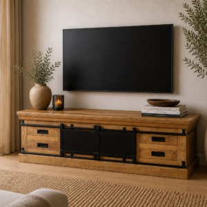 Mango Tv meubel met schuifdeuren
