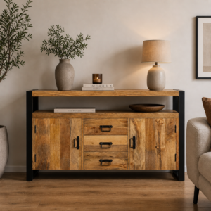 Mango dressoir 2 deuren en 3 lades